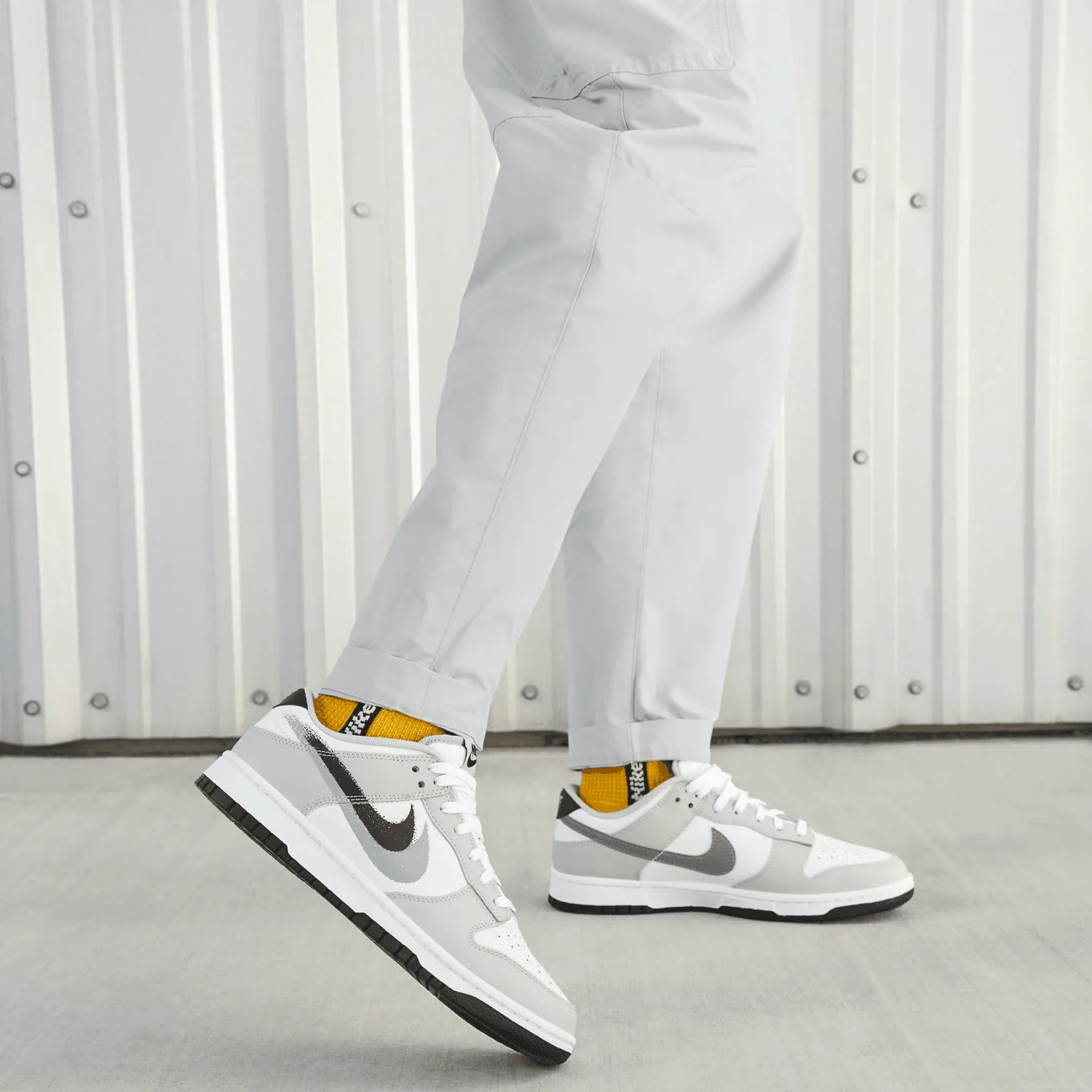 Nike Dunk Low Spray Paint Swoosh image 2