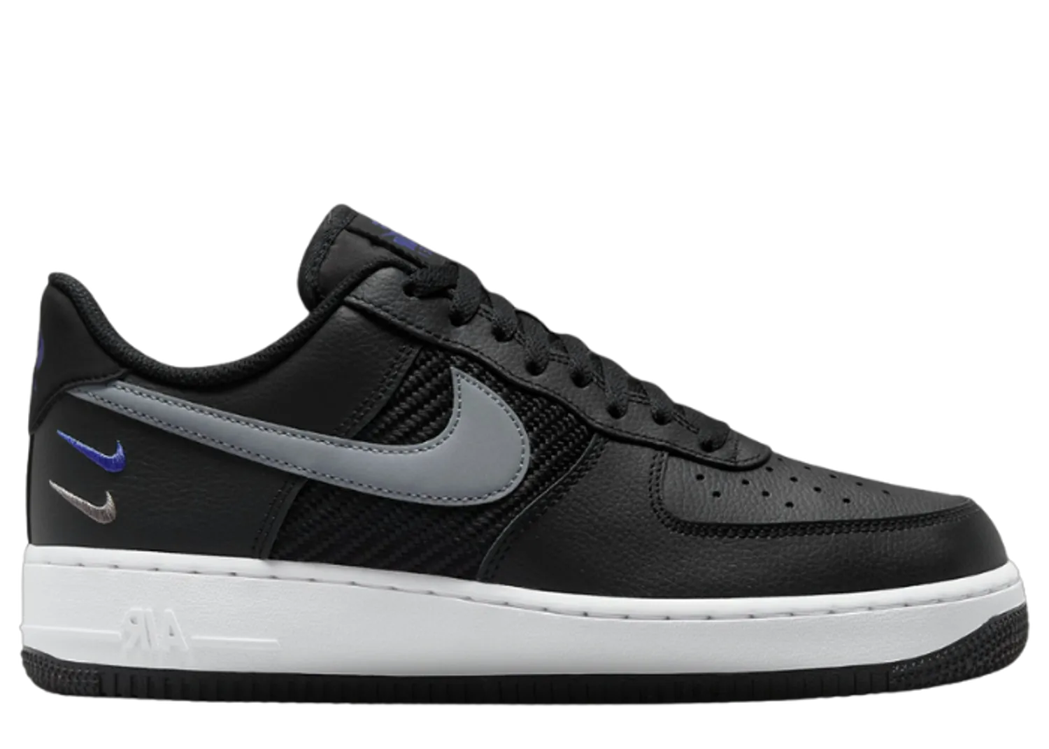 Nike Air Force 1 Low Black Flat Pewter Midnight Navy