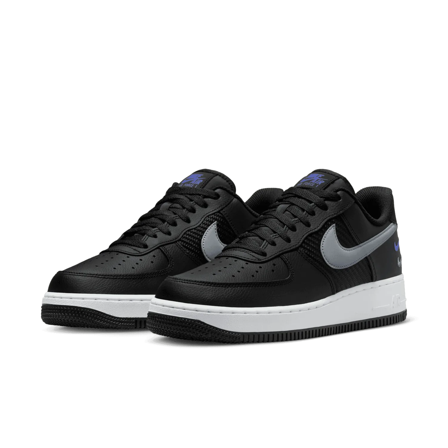 Nike Air Force 1 Low Black Flat Pewter Midnight Navy image 5