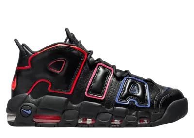 Nike Air More Uptempo Black Multi