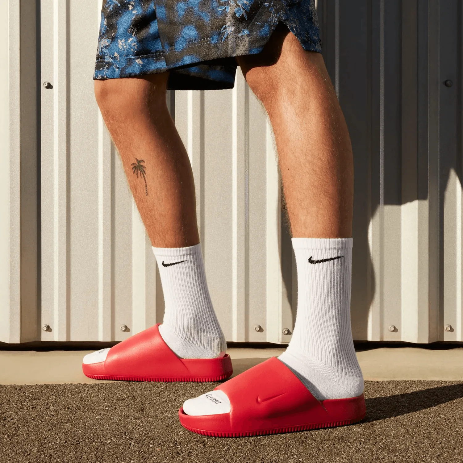Nike Calm Slide University Red image 2