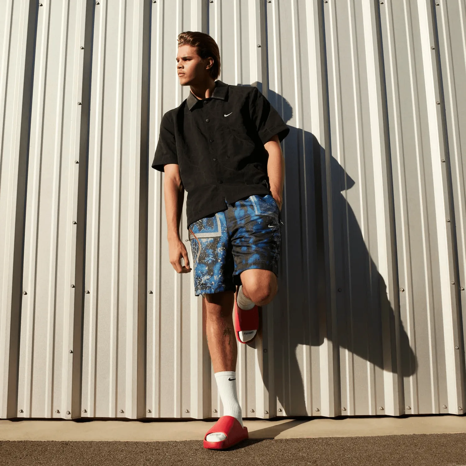 Nike Calm Slide University Red image 7