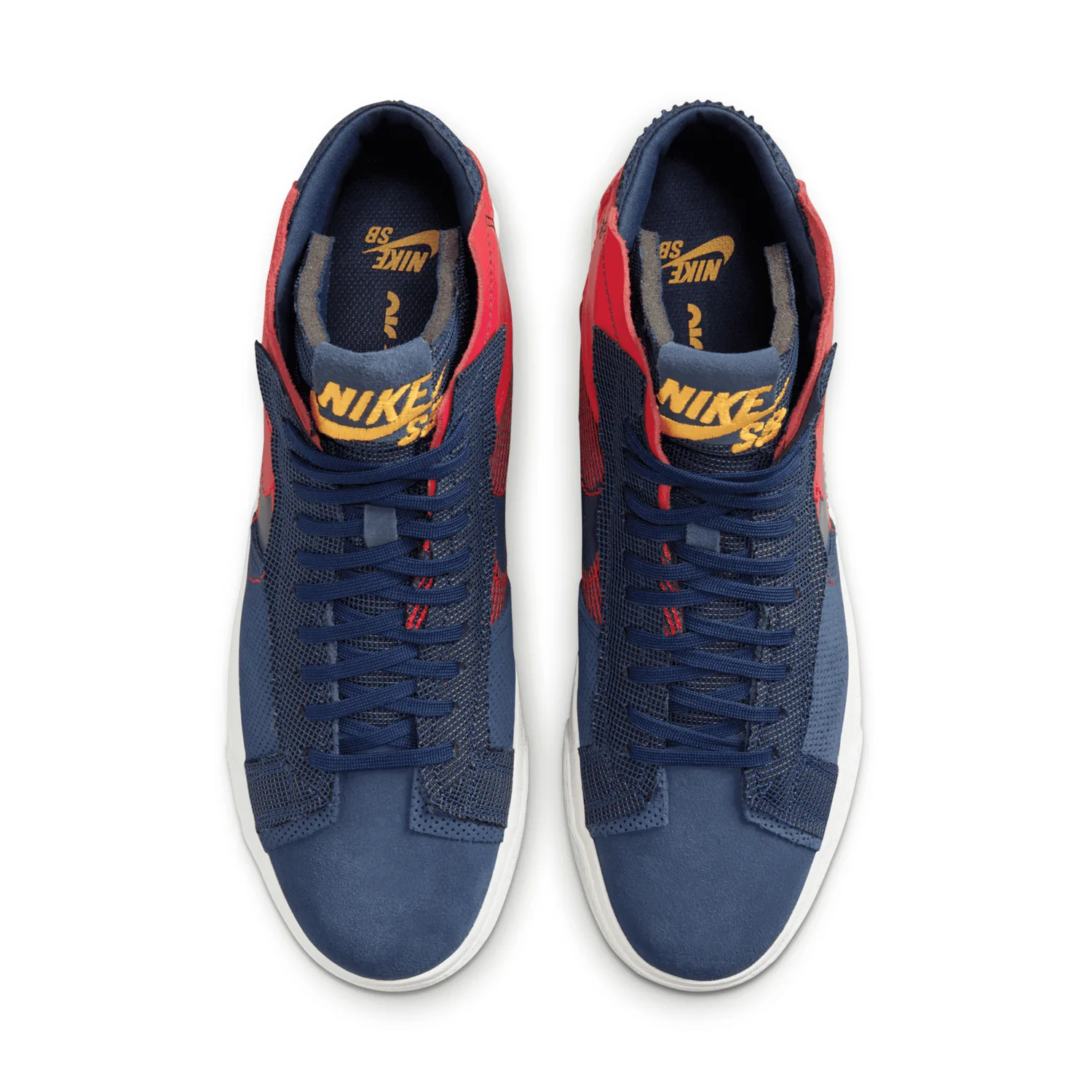 Nike SB Zoom Blazer Mid Premium University Red Midnight Navy image 4