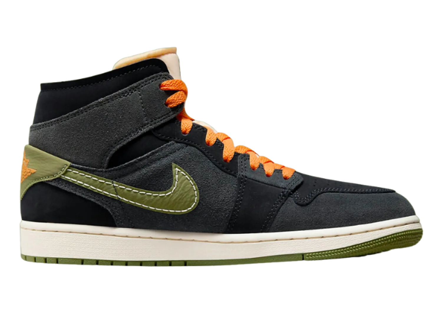 Air Jordan 1 Mid SE Craft Anthracite Sky J Light Olive