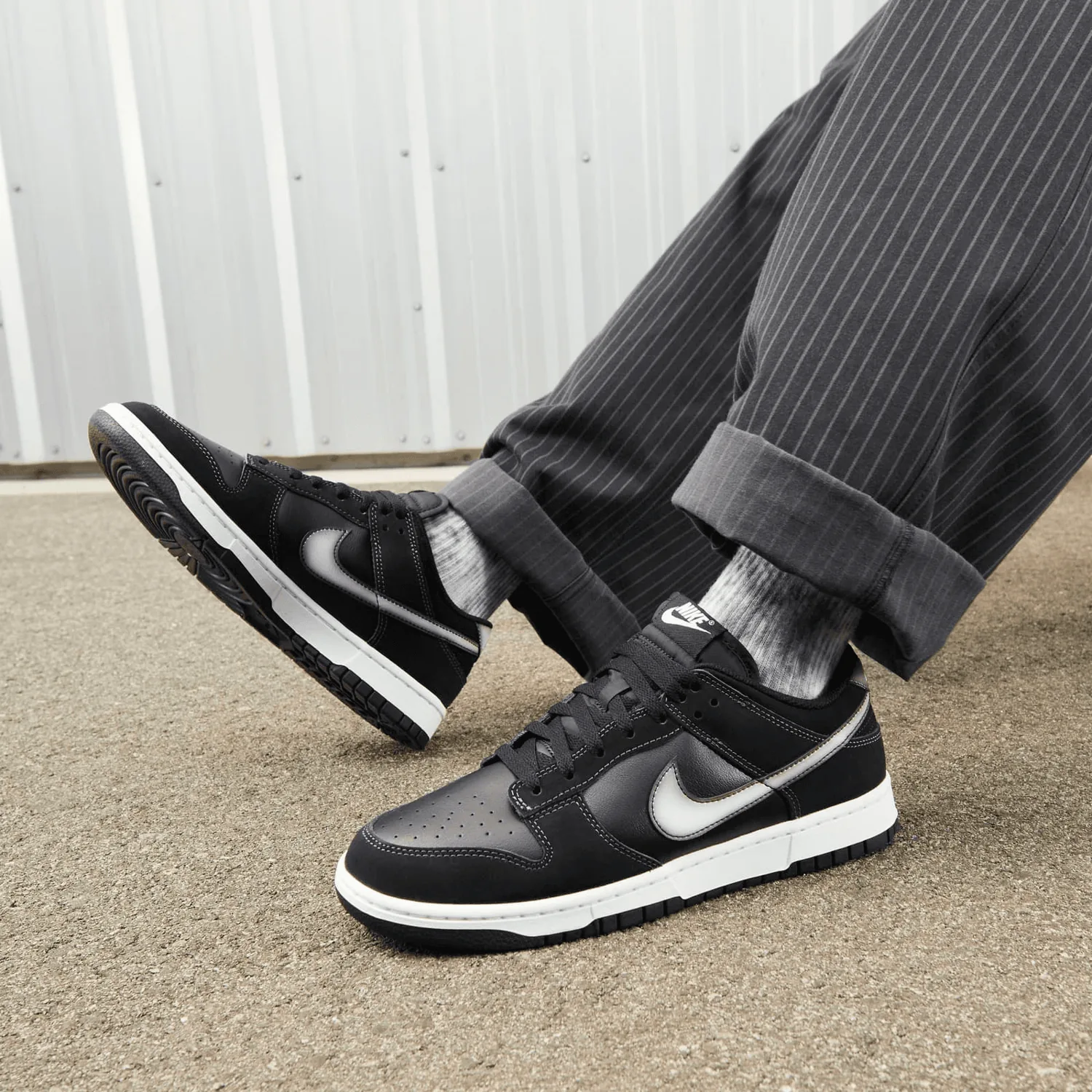Nike Dunk Low Black White Anthracite image 2