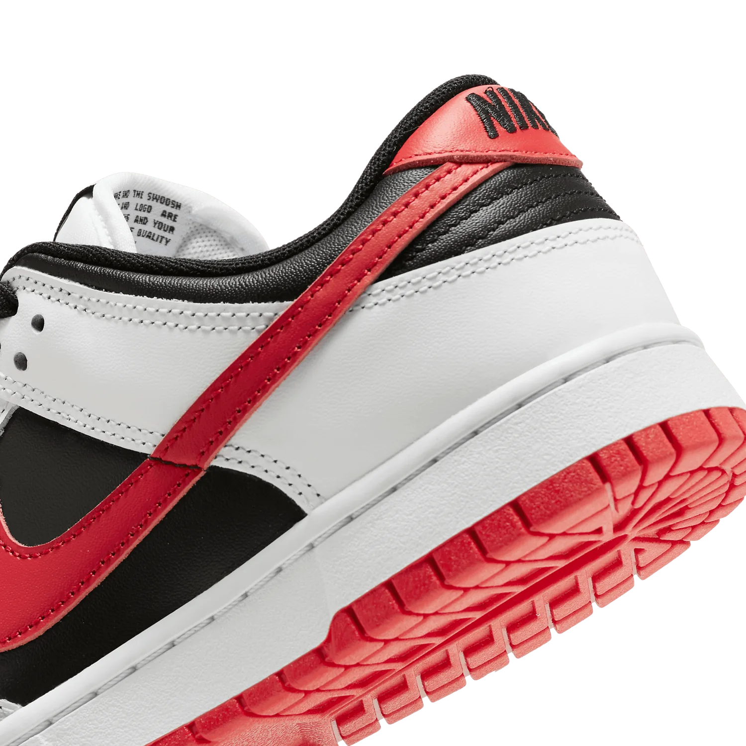 Nike Dunk Low Reverse White Black Red image 7