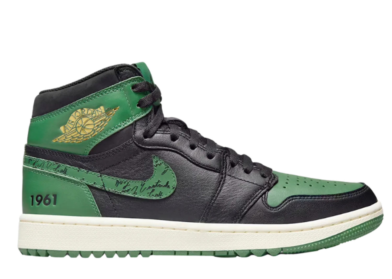 Air Jordan 1 High Eastside Golf 1961 Black Malachite
