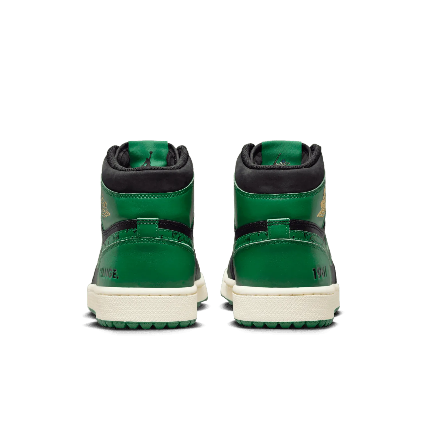 Air Jordan 1 High Eastside Golf 1961 Black Malachite image 9