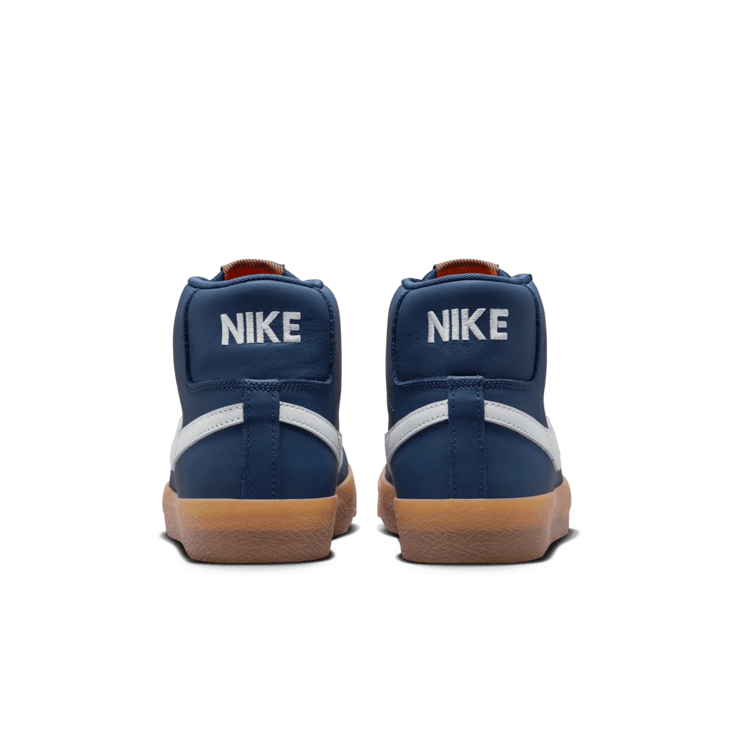 Nike SB Zoom Blazer Mid ISO Orange Label Navy Gum image 4