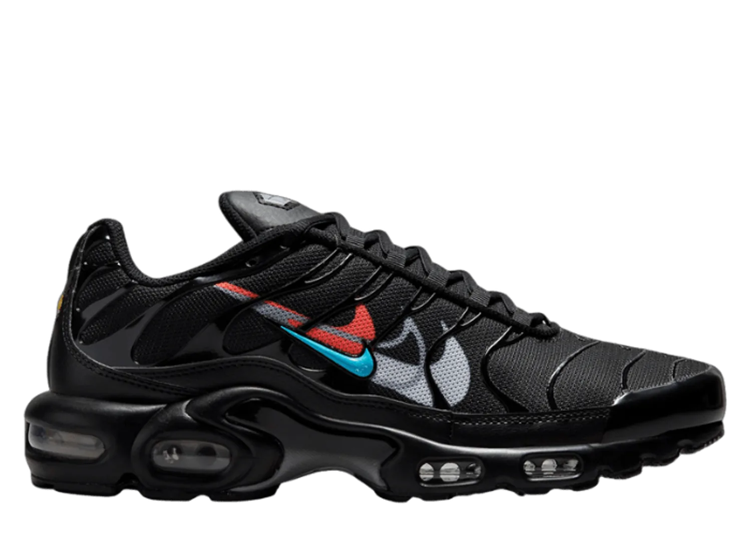 Nike Air Max Plus Quadruple Swoosh Black