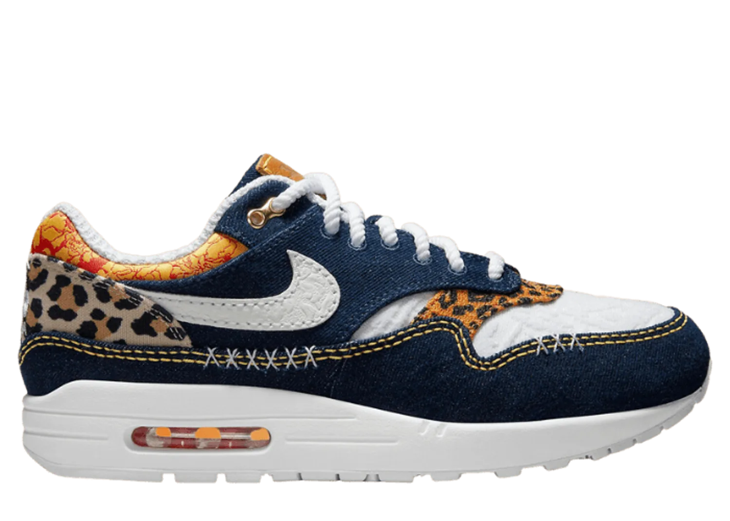 Nike Air Max 1 Premium Denim Animal Print