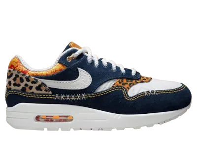 Nike Air Max 1 Premium Denim Animal Print