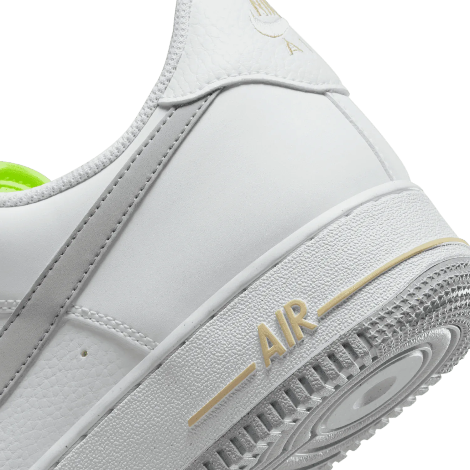 Nike Air Force 1 Low White Grey Volt Lemon image 6