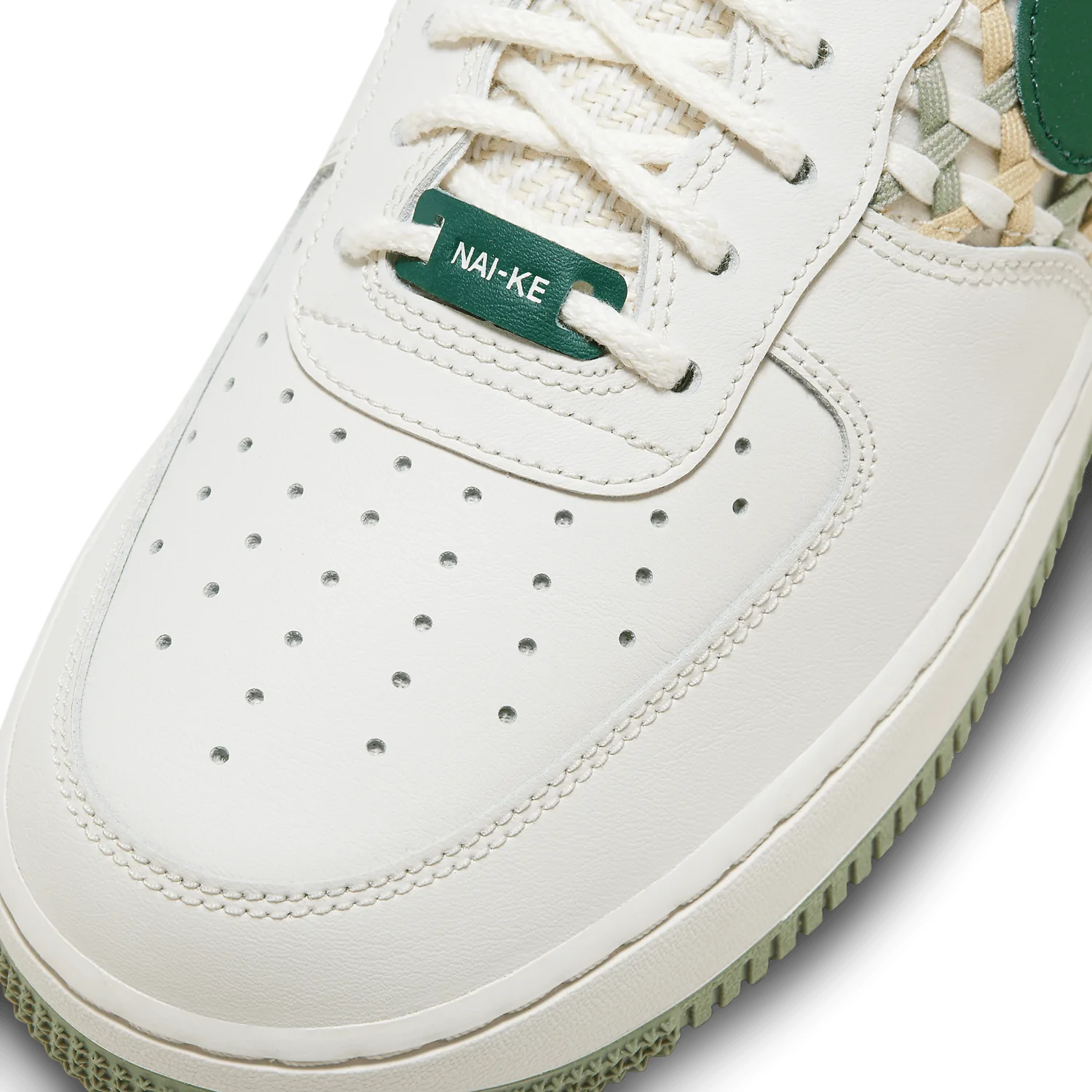 Nike Air Force 1 Low NAI-KE Basket Weave Gorge Green image 6