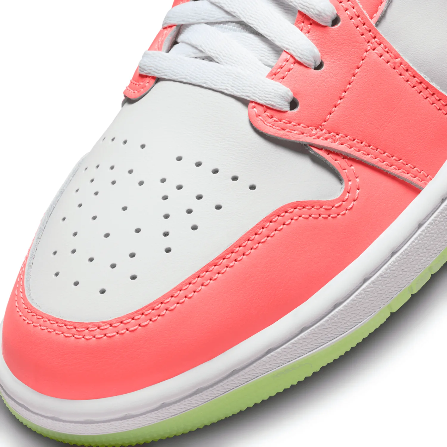 Air Jordan 1 Low SE Lava Glow Barely Volt image 7