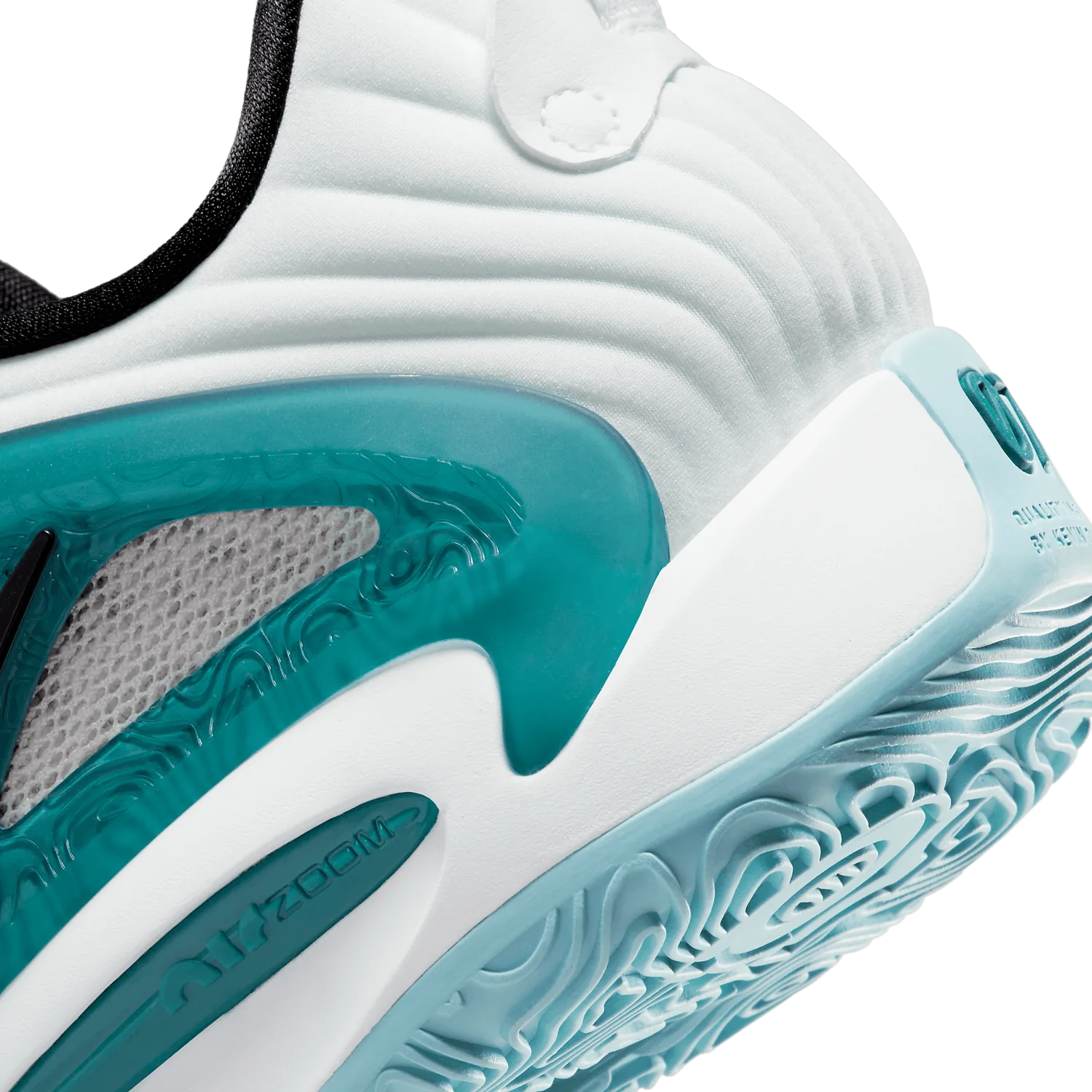 Nike KD 15 White Black Teal image 7