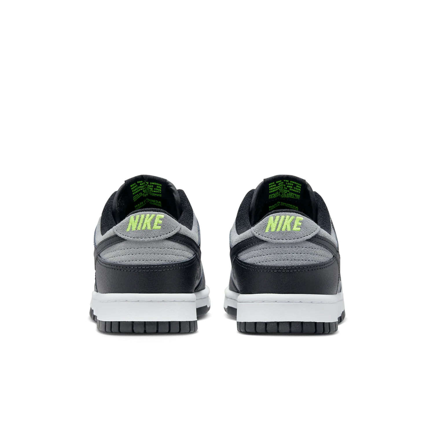 Nike Dunk Low Black Grey Volt image 5