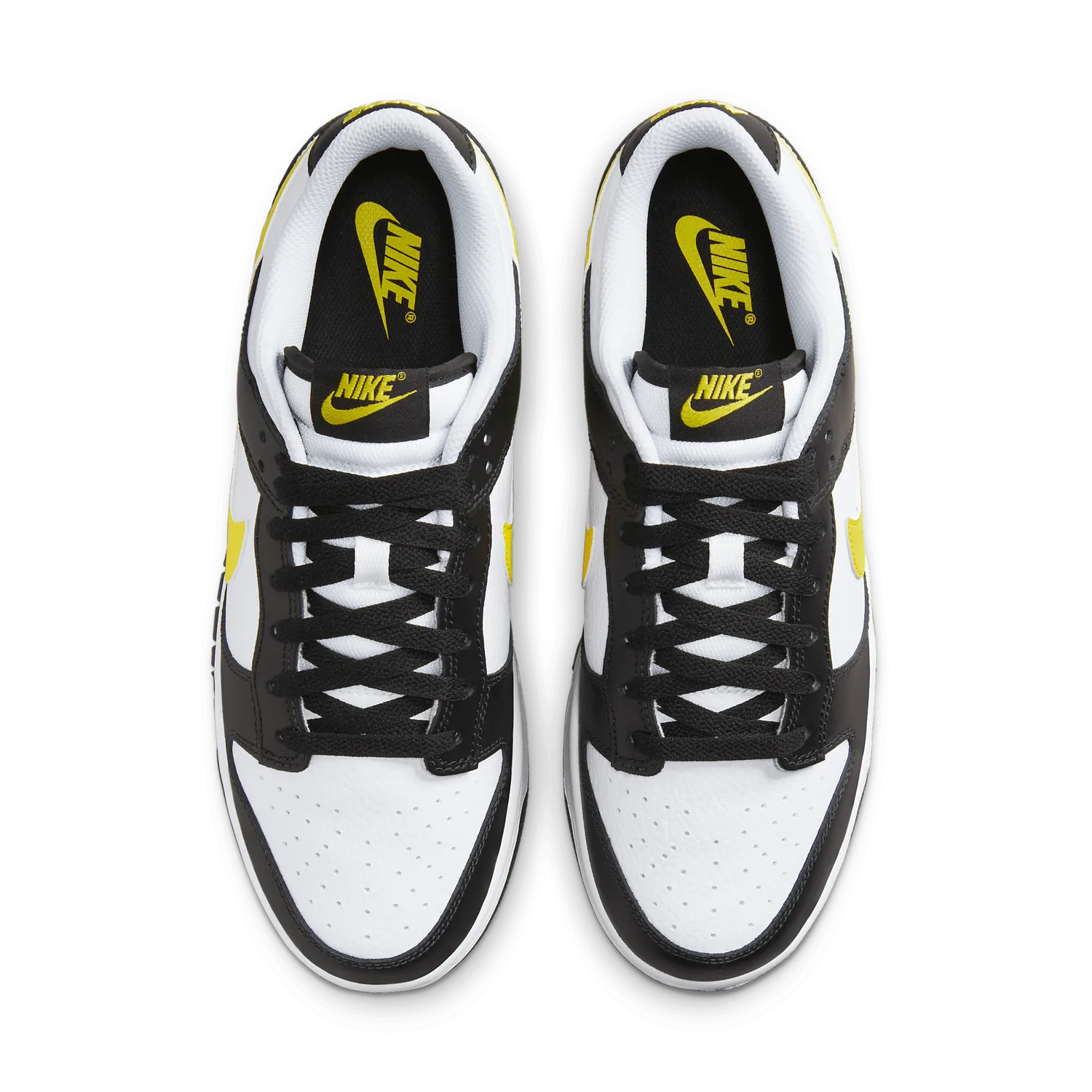 Nike Dunk Low White Black Yellow image 3