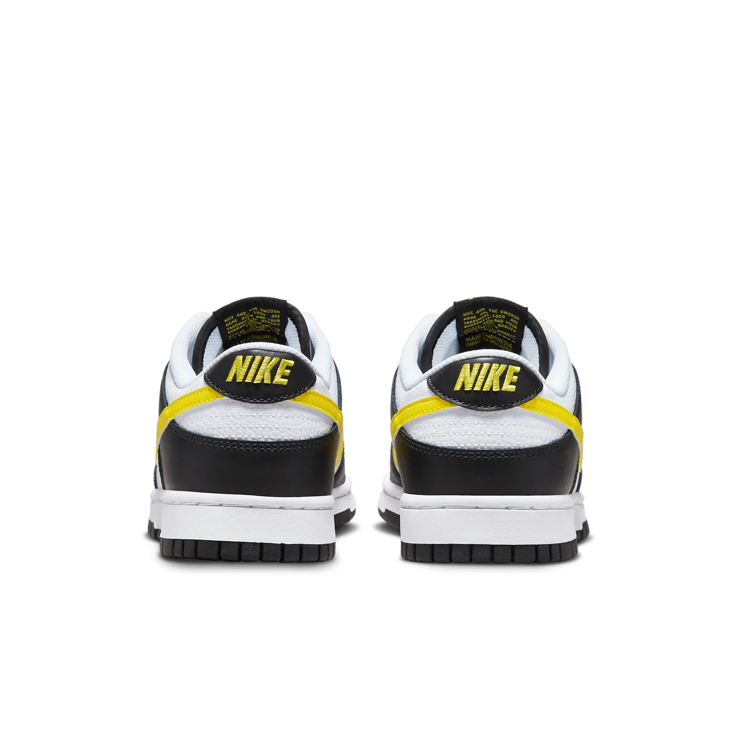 Nike Dunk Low White Black Yellow image 5