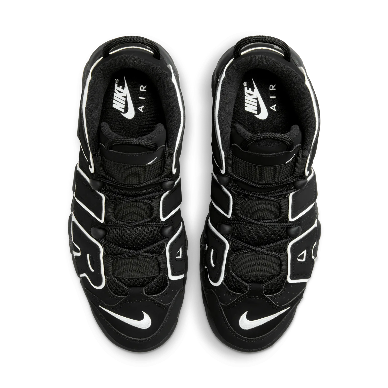 Nike Air More Uptempo Black White image 11