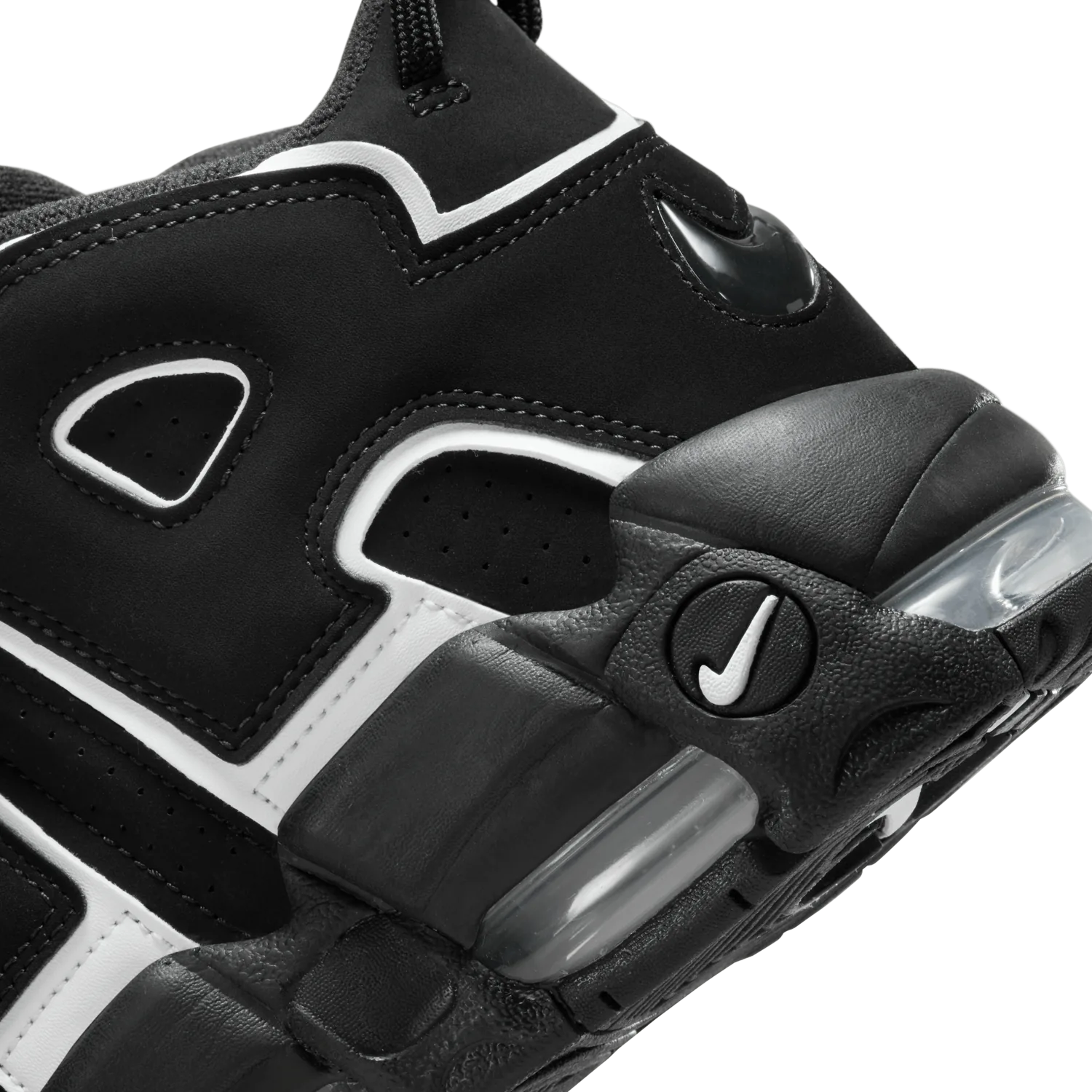 Nike Air More Uptempo Black White image 13
