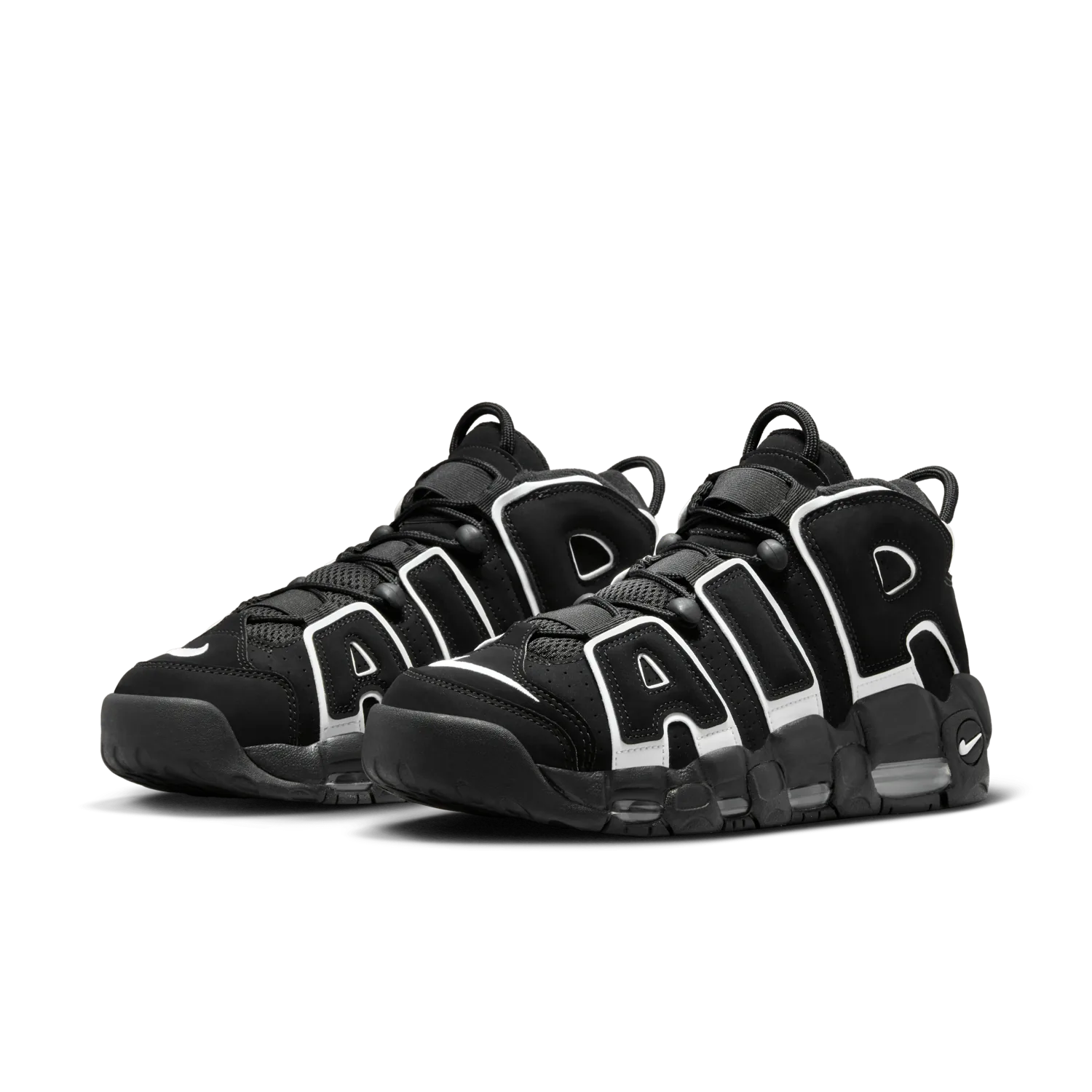 Nike Air More Uptempo Black White image 24