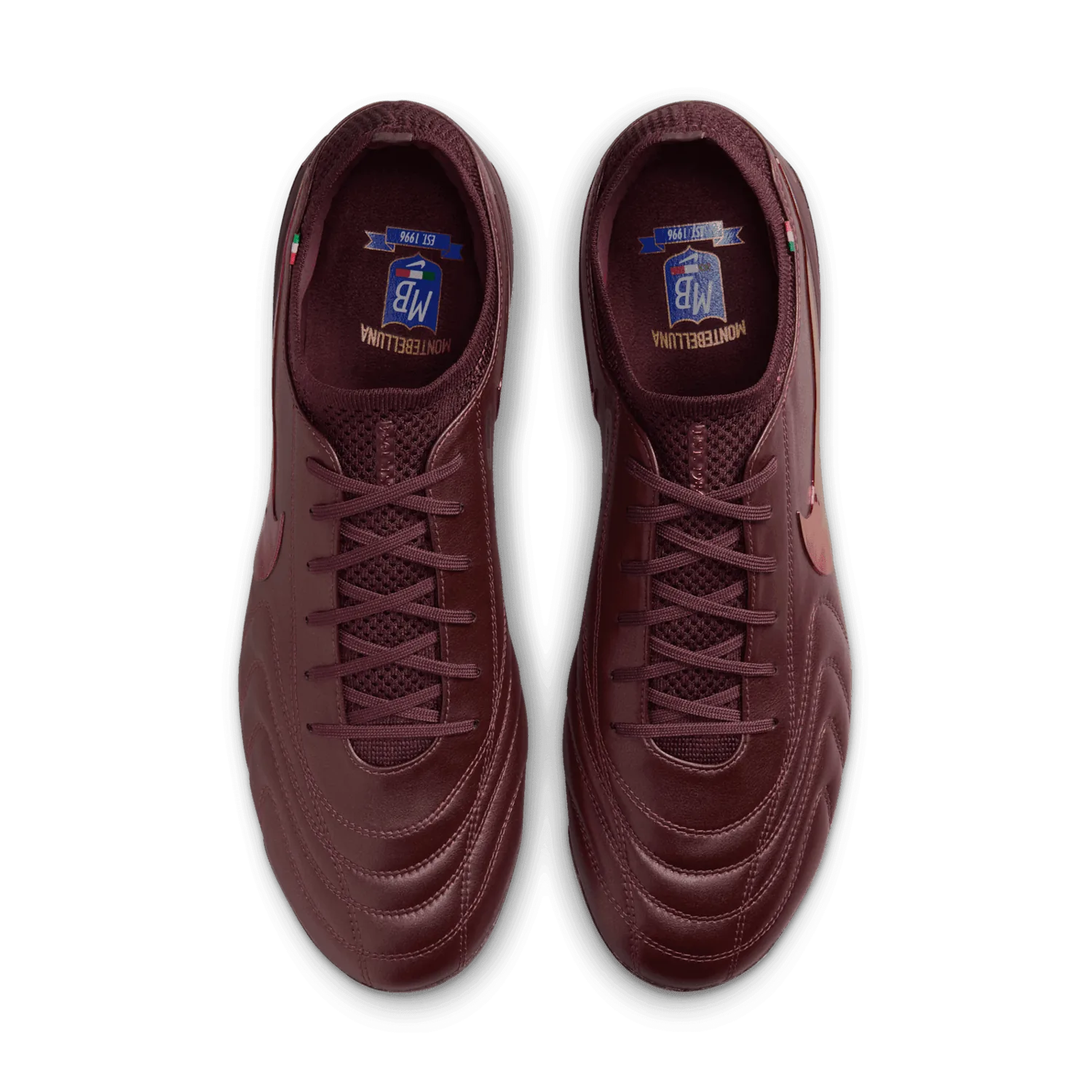 Nike Tiempo Legend 10 Elite Luxe FG Montebelluna Leather Port Wine image 3