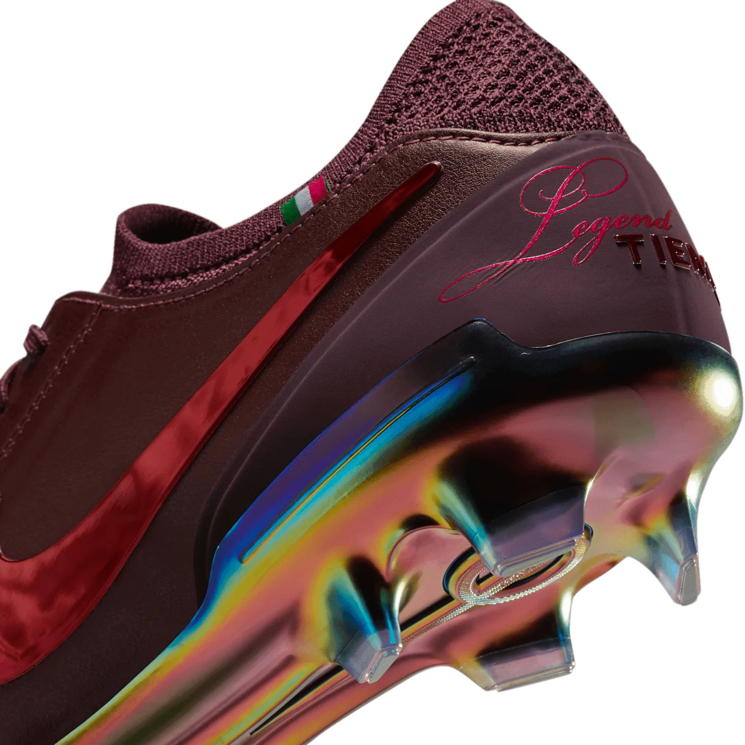 Nike Tiempo Legend 10 Elite Luxe FG Montebelluna Leather Port Wine image 8
