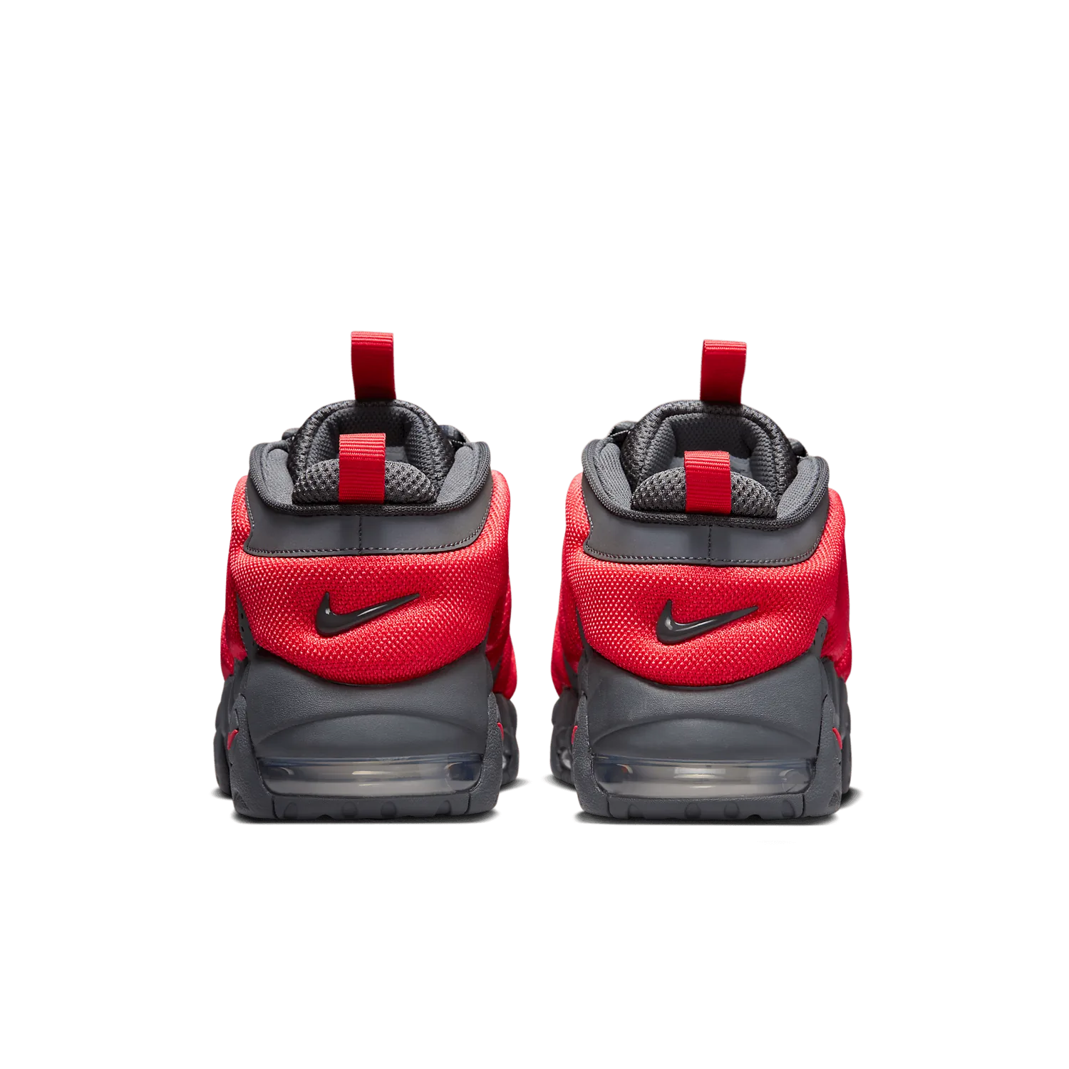Nike Air More Uptempo Low Dark Grey Light Crimson image 4