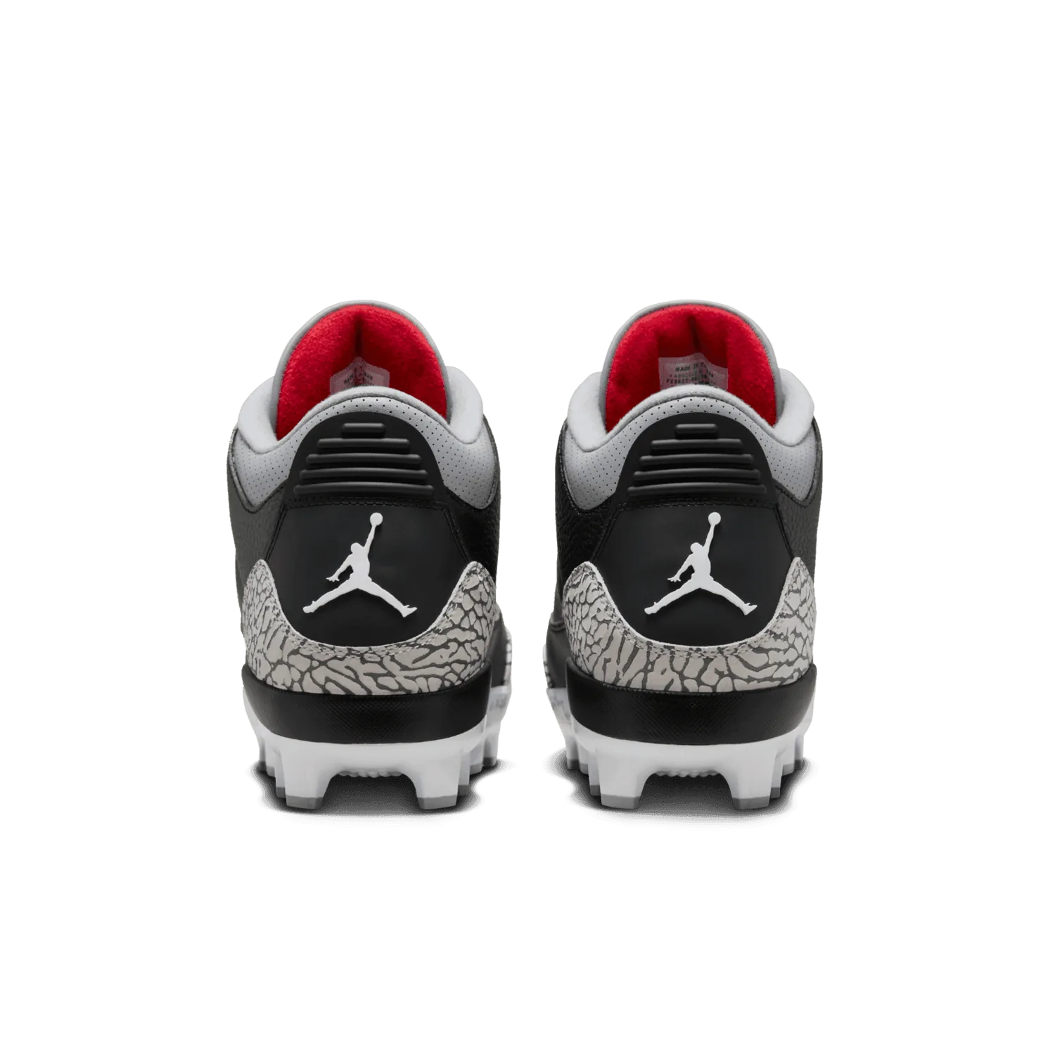 Air Jordan 3 Mid MCS Cleat Black Cement image 4
