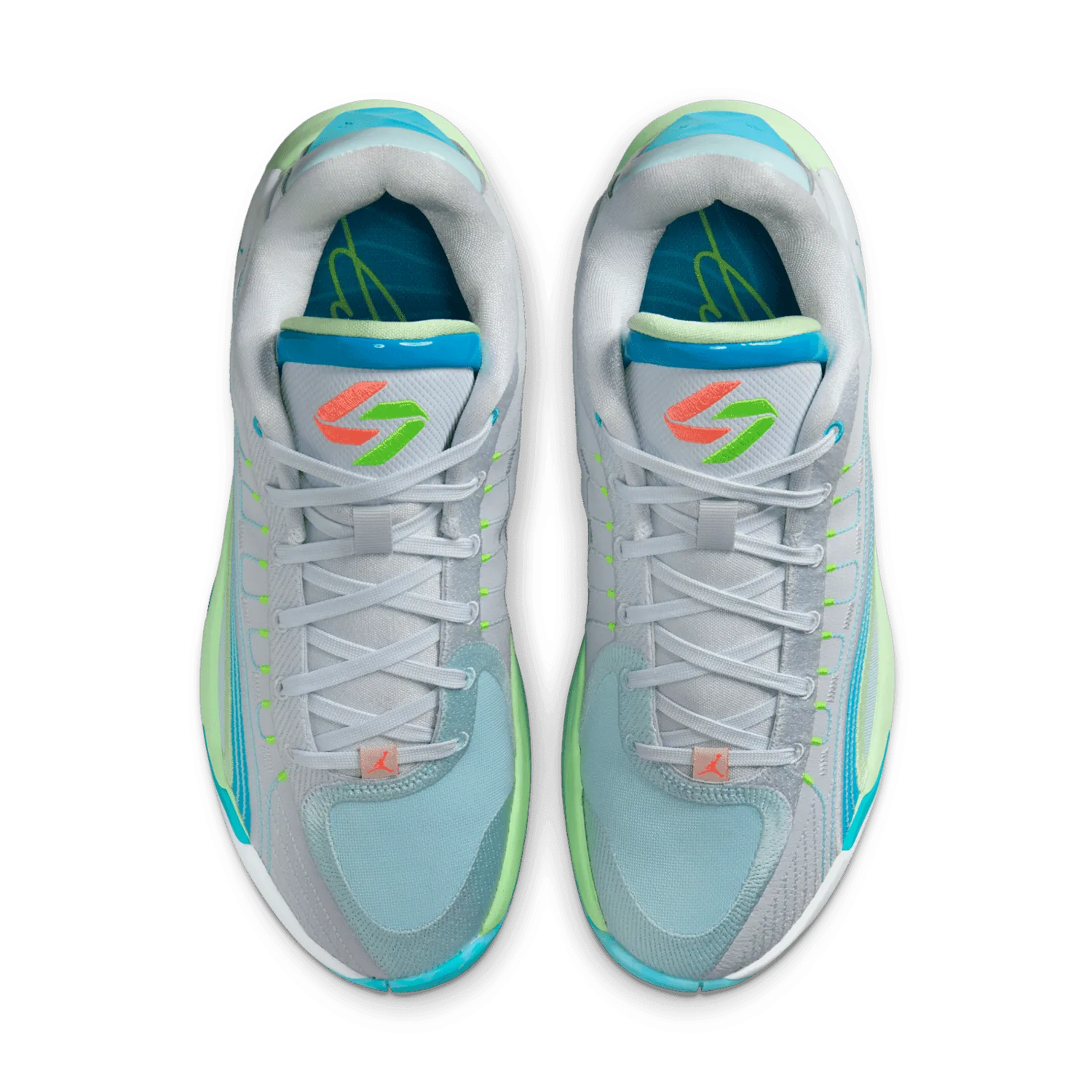 Jordan Luka 4 Football Grey Laser Blue image 5
