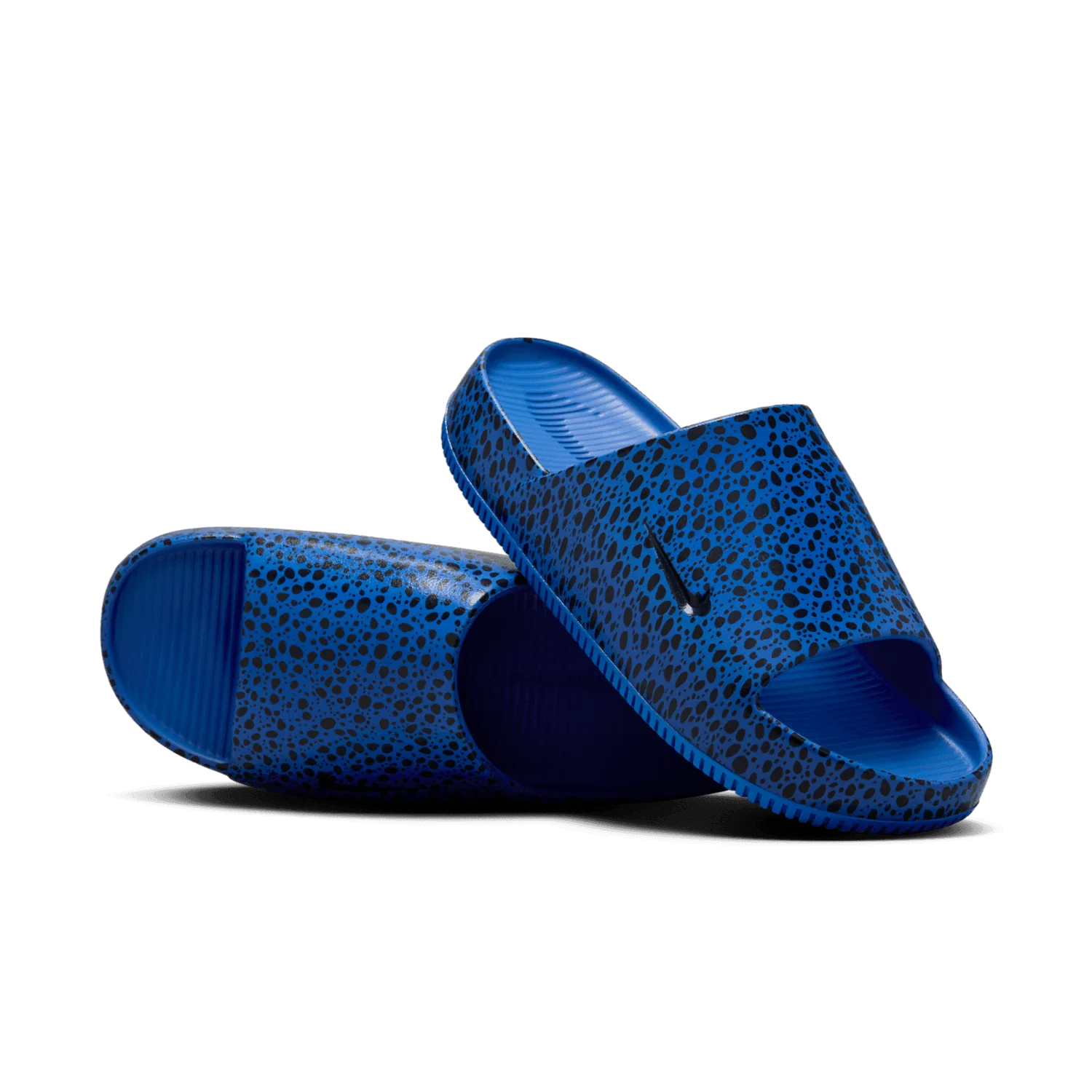 Nike Calm Slide Print Olympic Racer Blue image 2