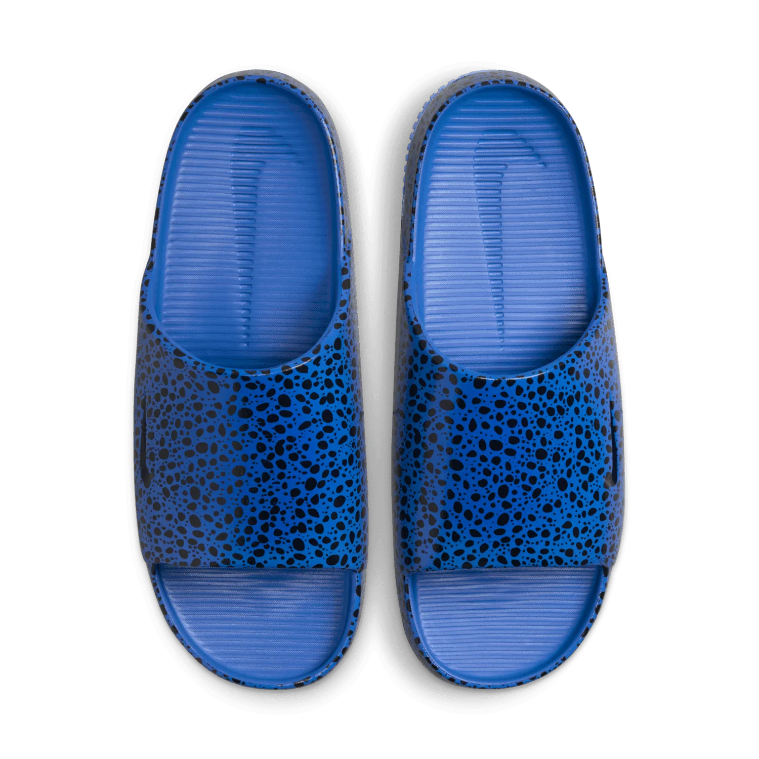 Nike Calm Slide Print Olympic Racer Blue image 4
