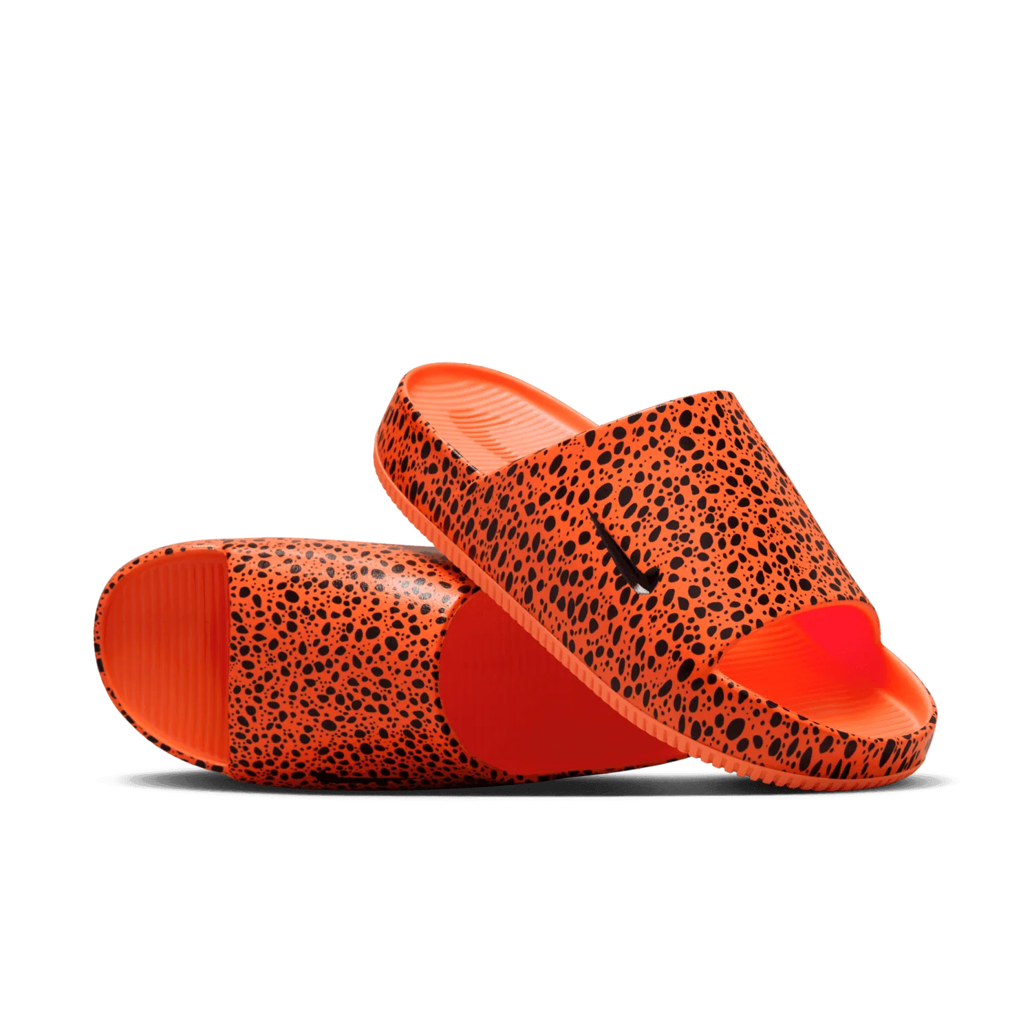 Nike Calm Slide Print Olympic Total Orange image 2