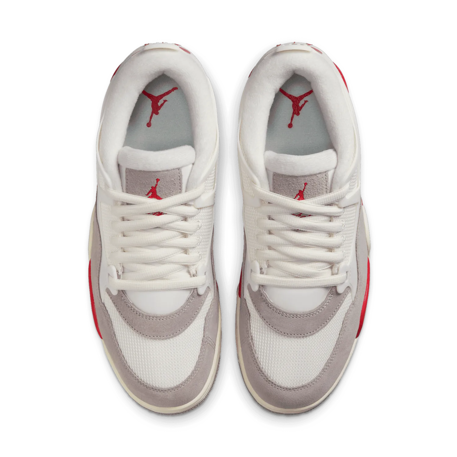 Air Jordan 4 RM White Varsity Red image 4