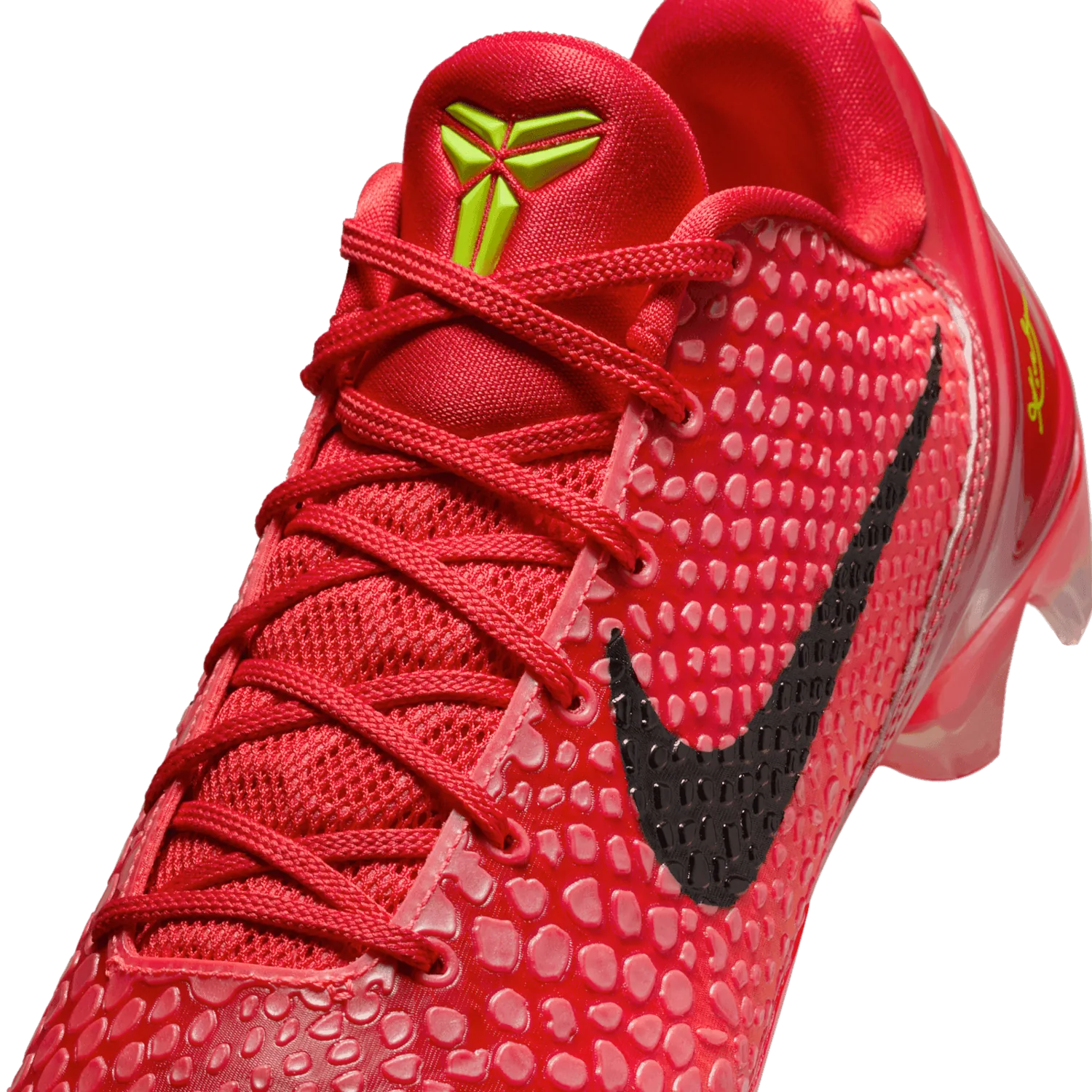 Nike Vapor Edge Kobe 6 SE Mismatch Grinch Cleats image 6