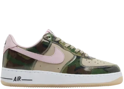 Nike Air Force 1 Low Patent Camo Pink