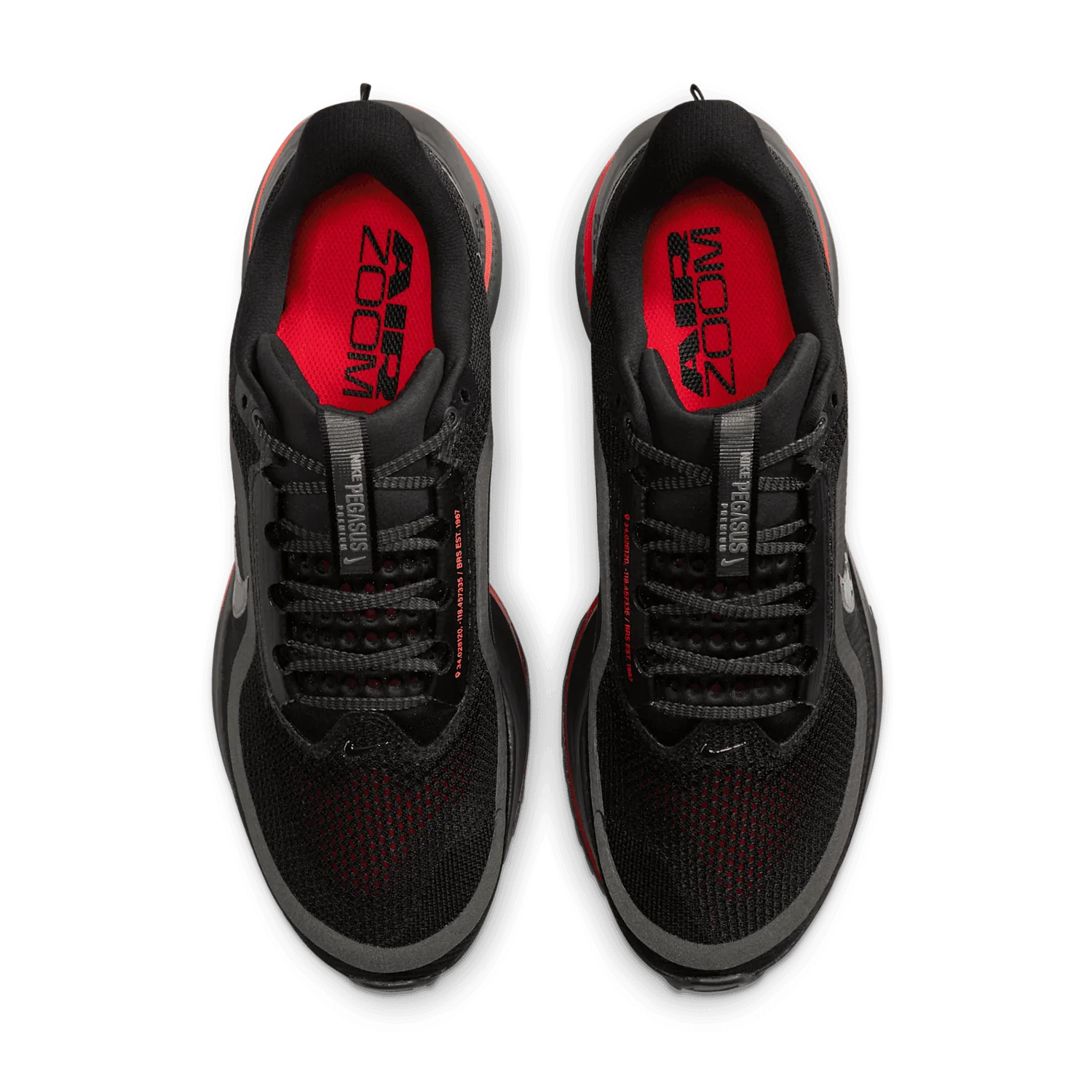 Nike Air Pegasus Premium Black Metallic Silver image 3