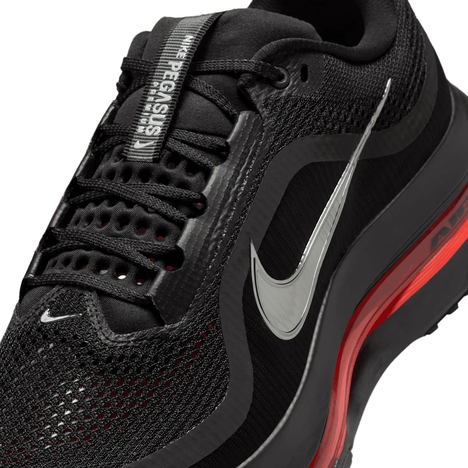Nike Air Pegasus Premium Black Metallic Silver image 6