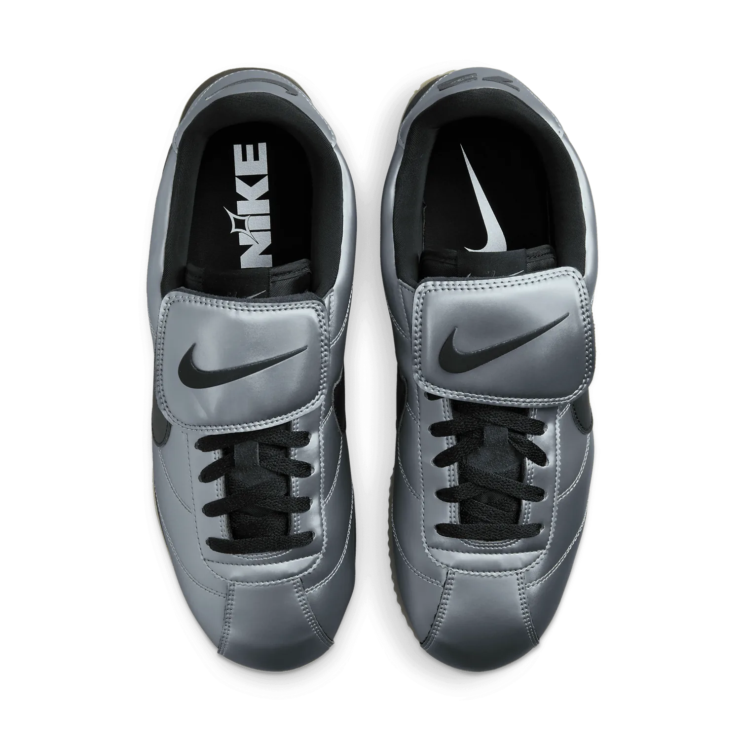 Nike Cortez SE Metallic Cool Grey Black image 2
