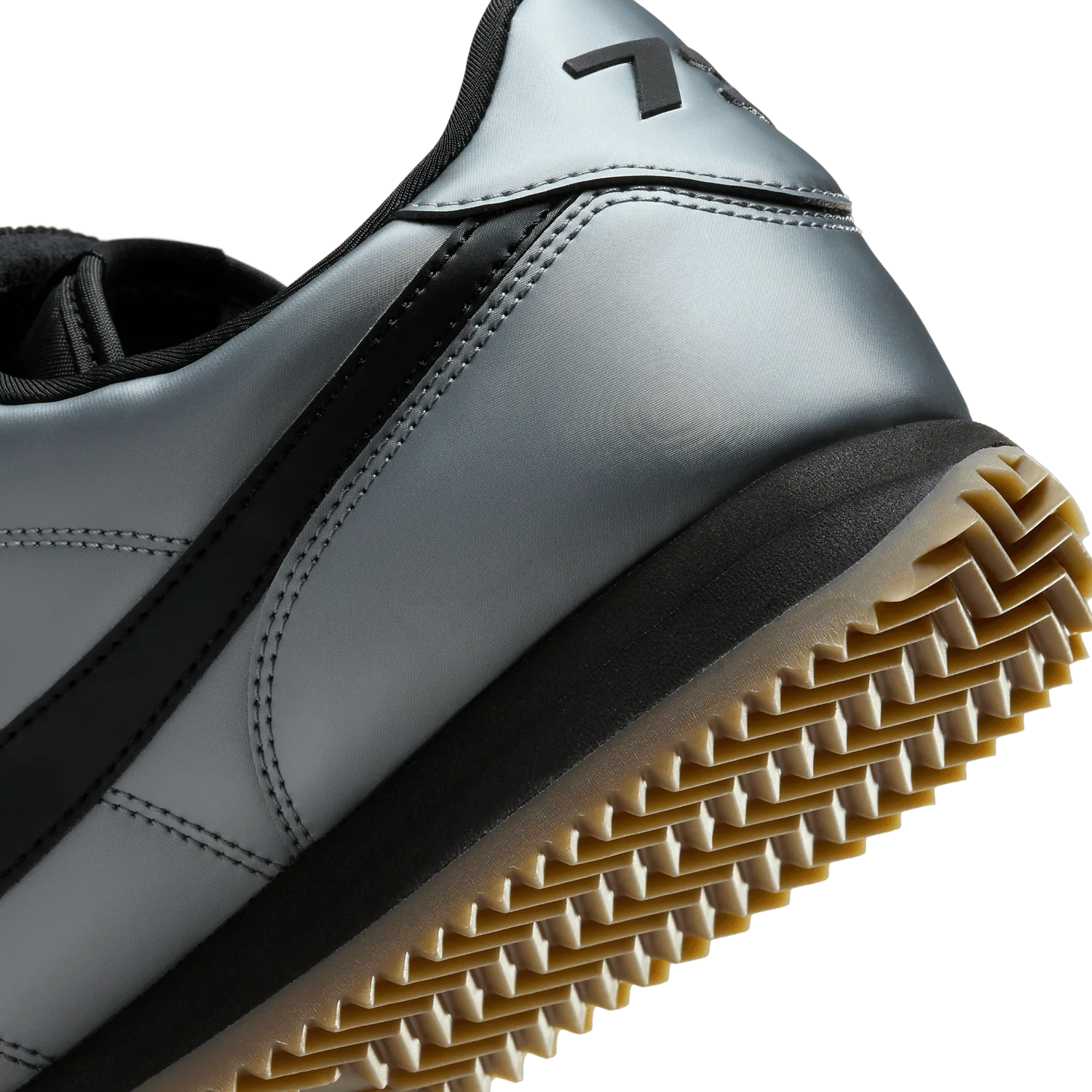Nike Cortez SE Metallic Cool Grey Black image 6
