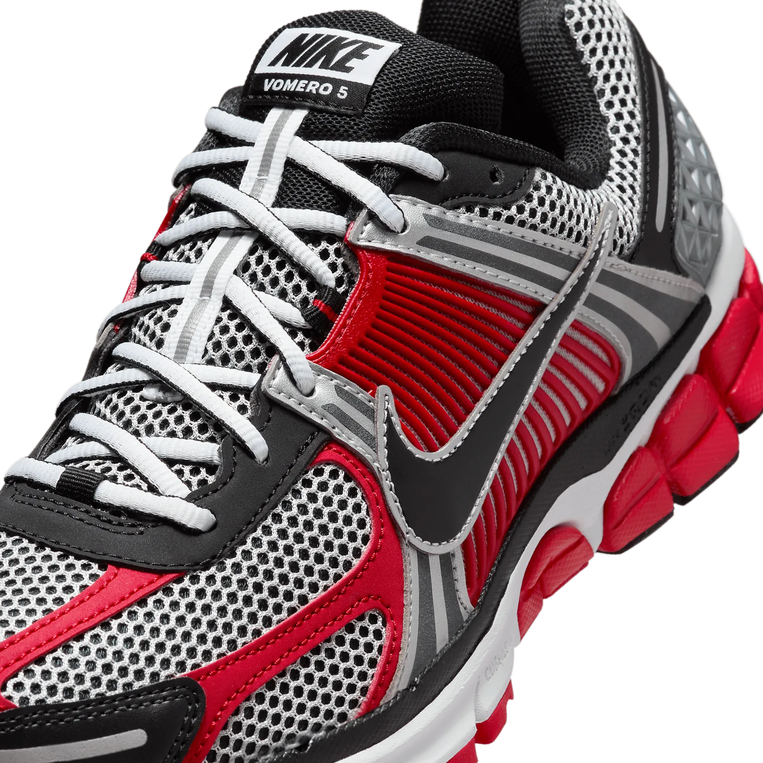 Nike Zoom Vomero 5 Metallic Silver University Red image 6