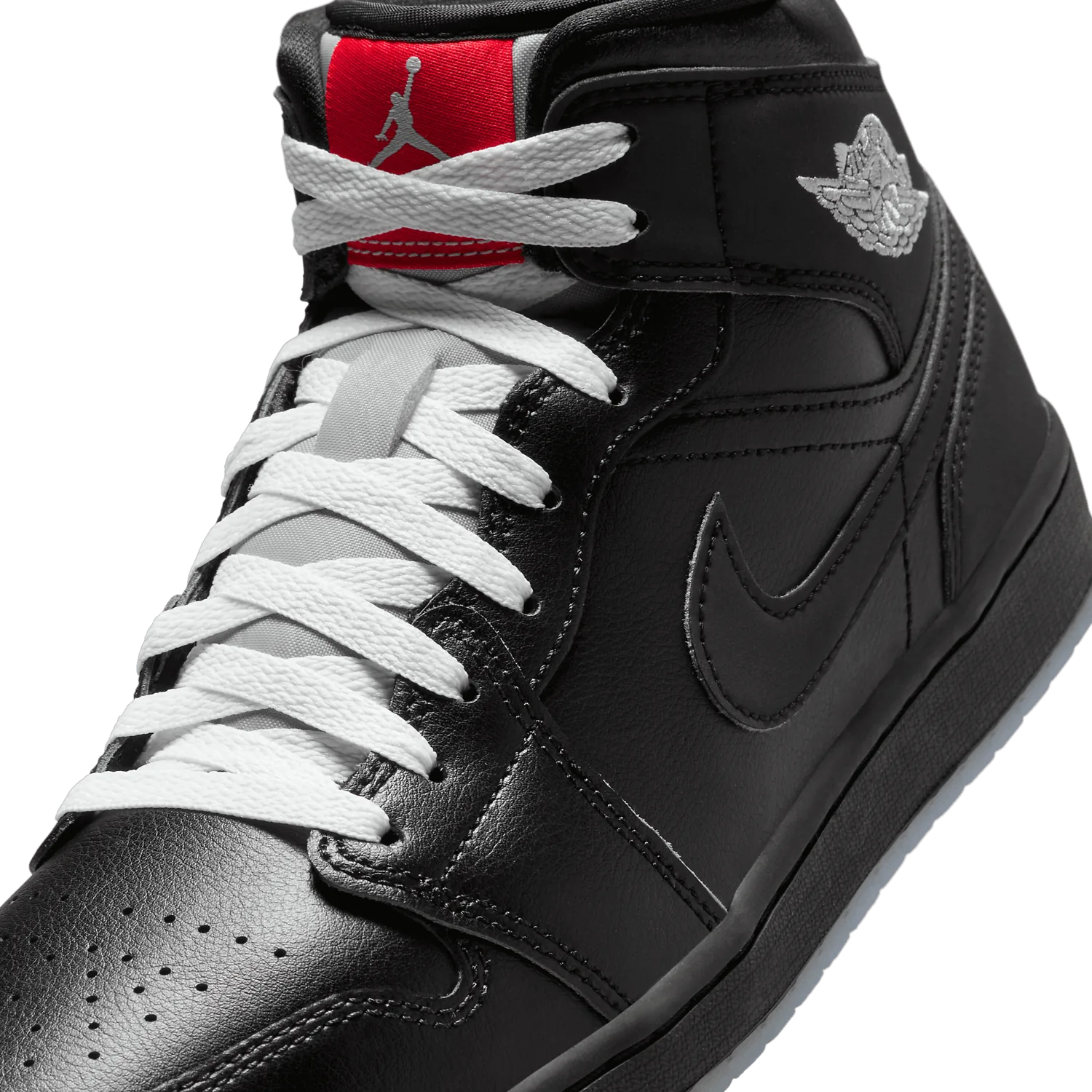 Air Jordan 1 Mid Black Metallic image 7