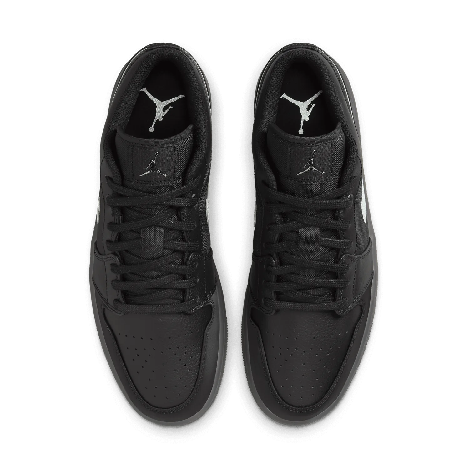 Air Jordan 1 Low Black White Dark Gum image 4