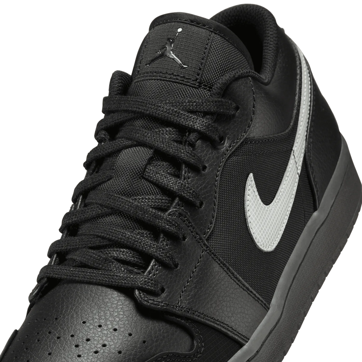 Air Jordan 1 Low Black White Dark Gum image 7