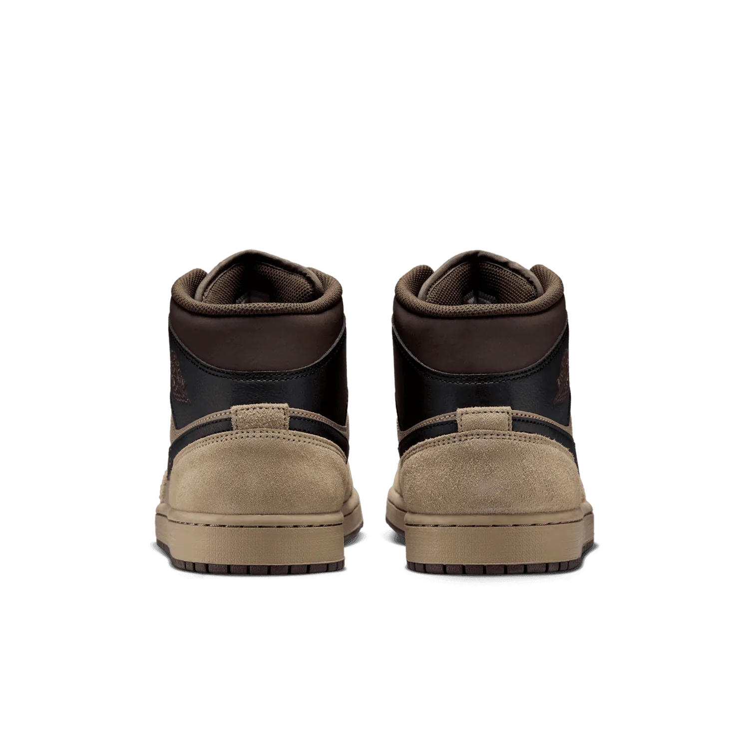 Air Jordan 1 Mid Khaki Black image 4
