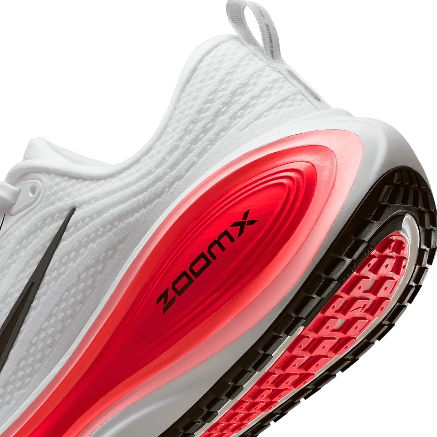 Nike Vomero Plus White Black Bright Crimson image 6
