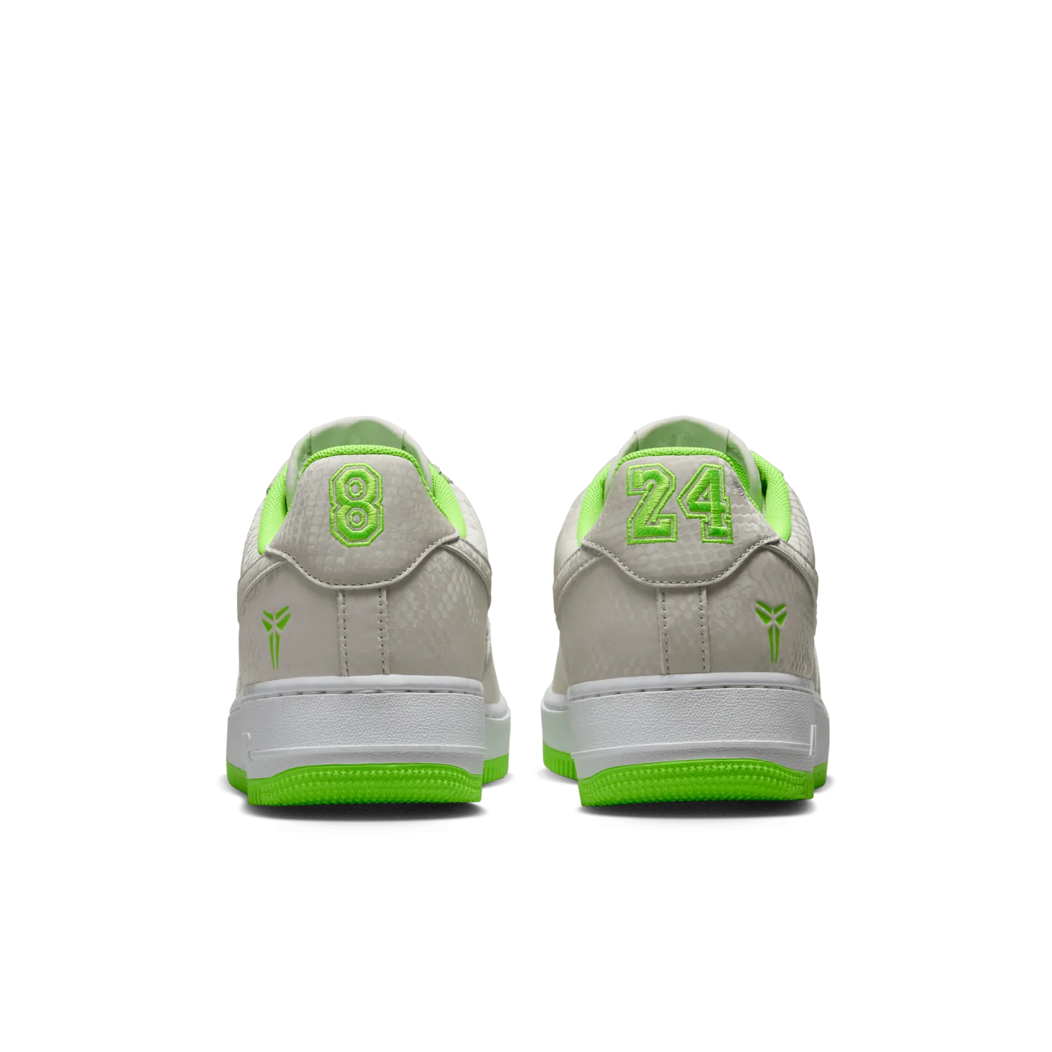 Nike Kobe Air Force 1 Low Vast Grey Electric Green image 9