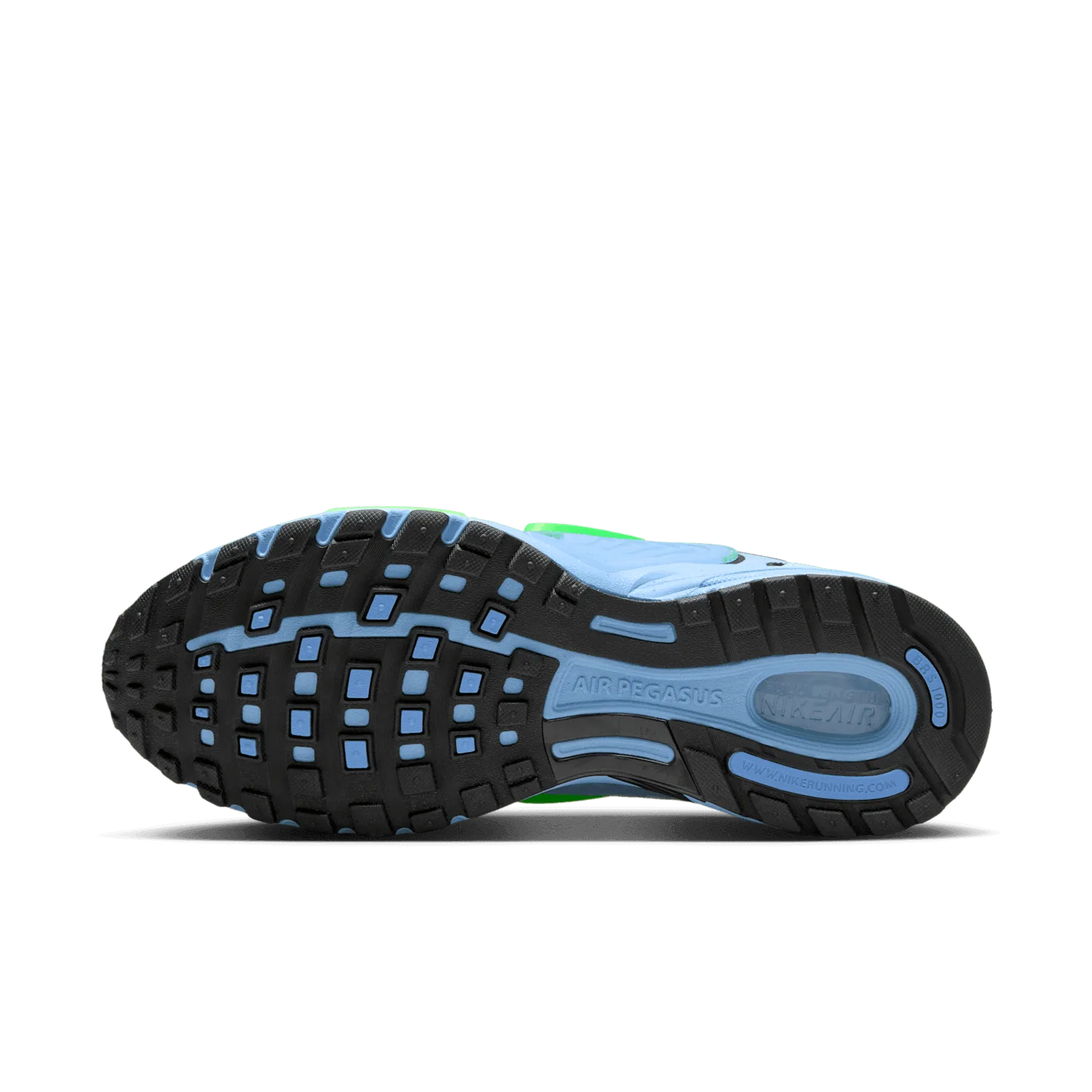 Nike Air Pegasus Wave Football Grey Green Strike