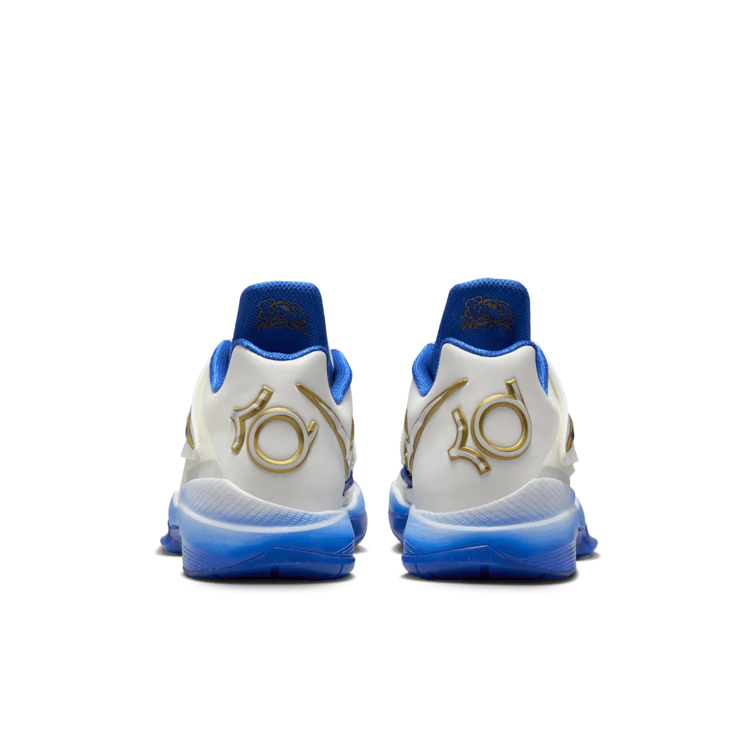 Nike KD 4 White Royal Gold image 8